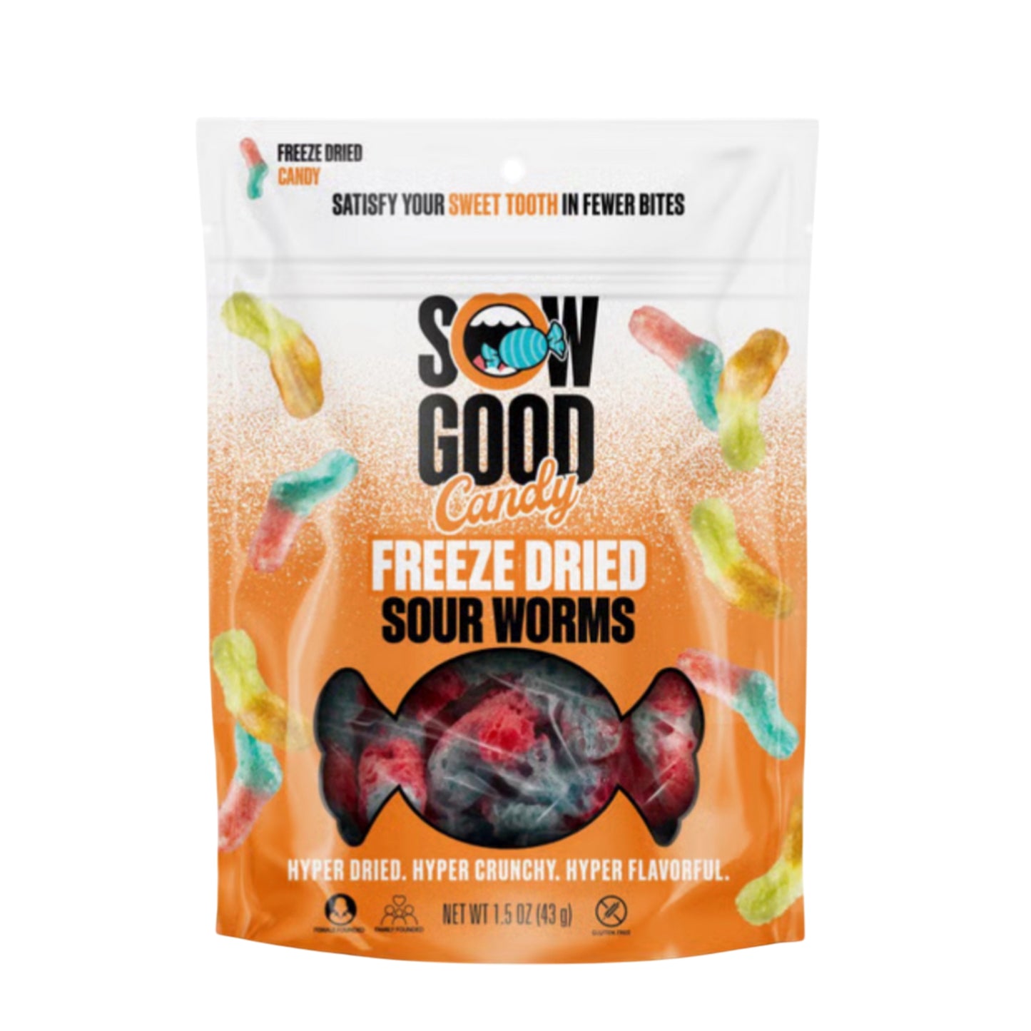 Sow Good Freeze Dried Sour Worms