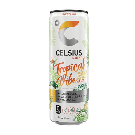 Celsius Tropical Vibe 12 oz Can
