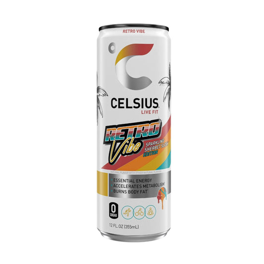 Celsius Retro Vibe 12 oz Can