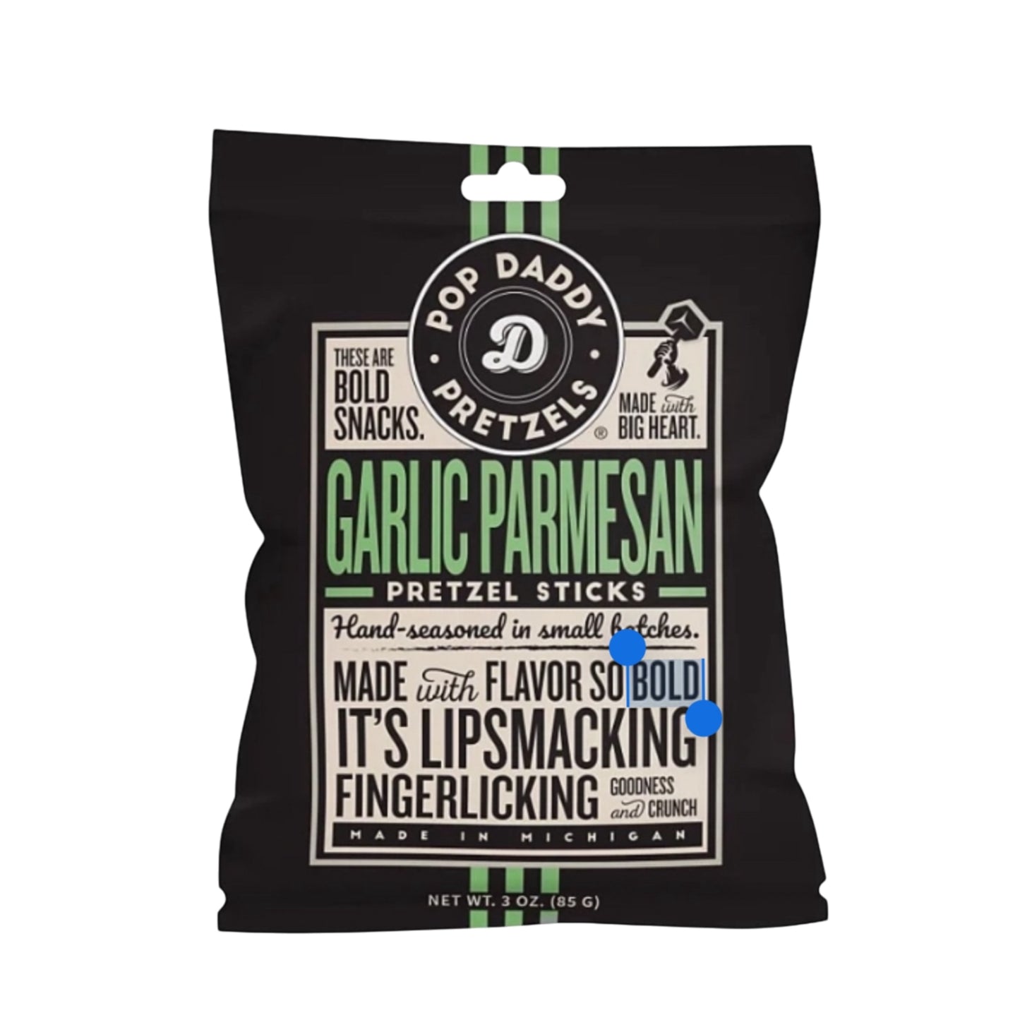 Pop Daddy Garlic Parmesan Pretzels