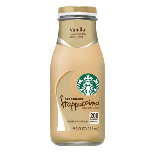 Starbucks Frappacino Vanilla Iced Coffee 9.5 oz Bottle