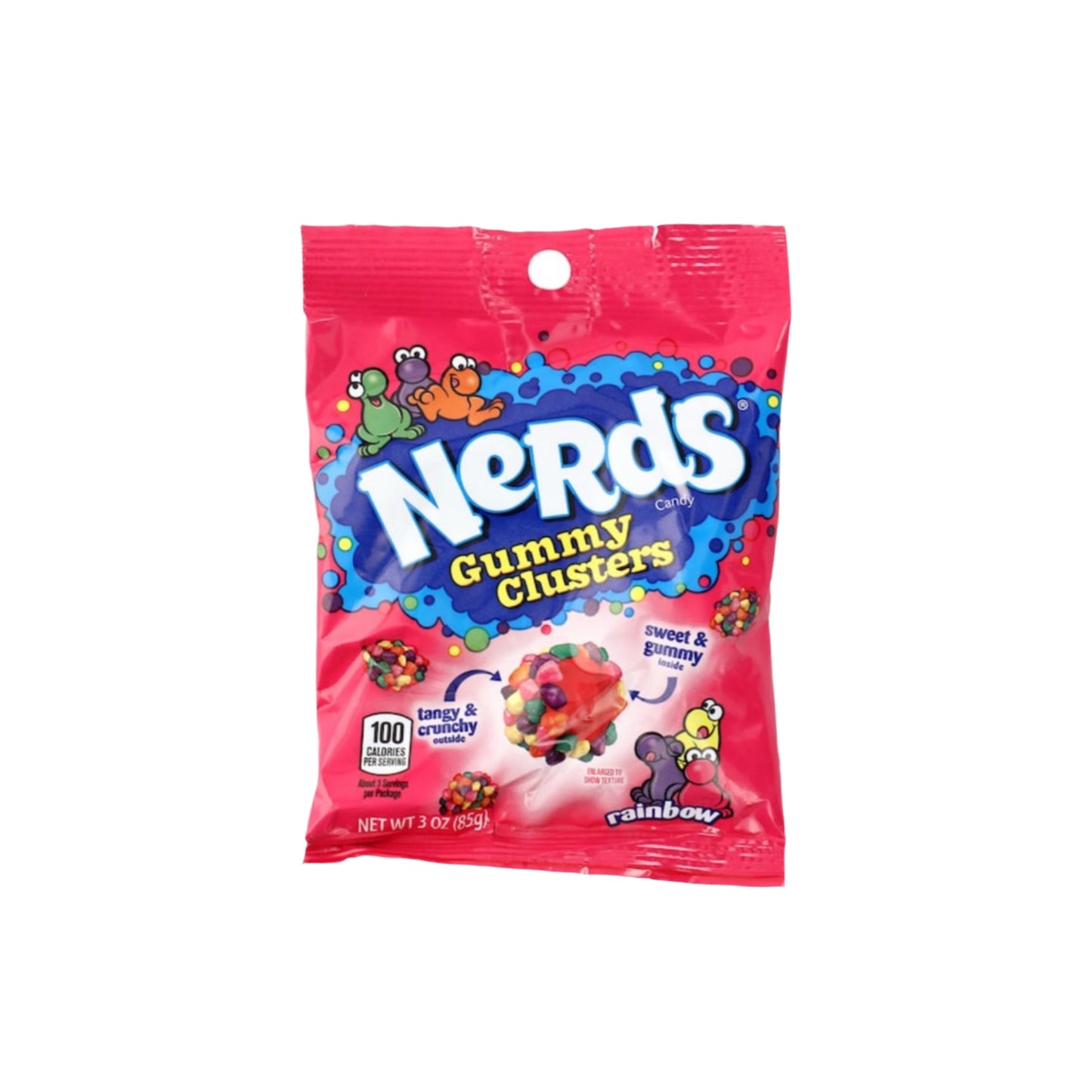 Nerd Gummy Clusters Rainbow 3 oz Bag