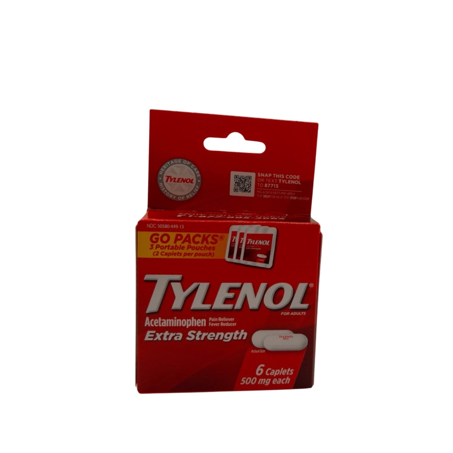 Tylenol Extra Strength Caplets 6 ct