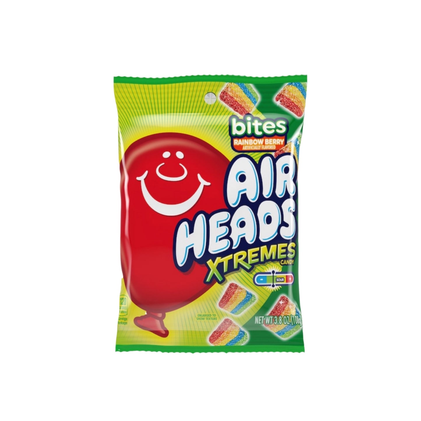Airheads Xtreme Bites 3.8 oz Bag